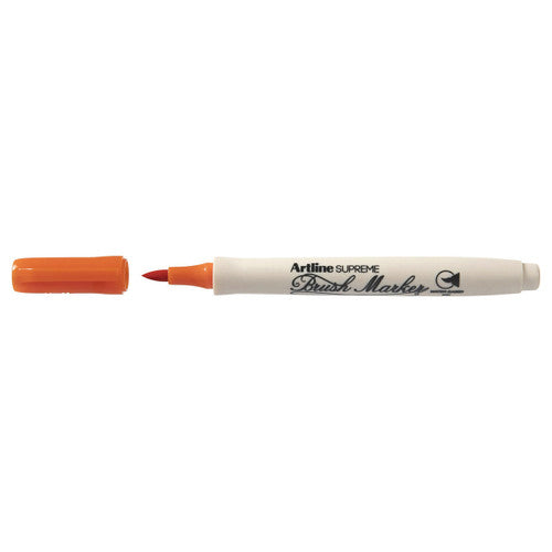 Artline Supreme Brush Marker Orange Box of 12