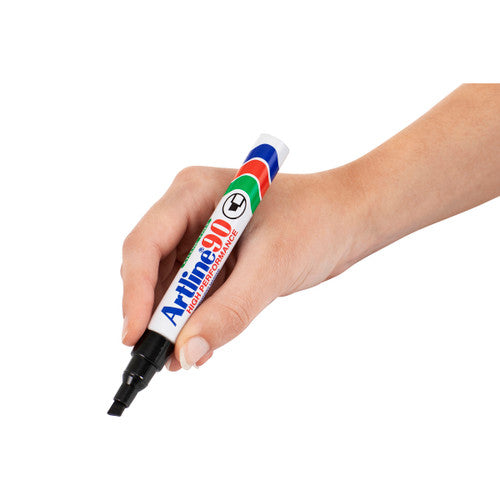 Artline 90 hardcase black markers in tool kit showing protection for site and warehouse environments