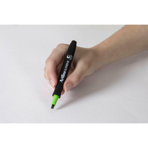 Artline Supreme Chisel Permanent Marker 1-4mm Green Box of 12