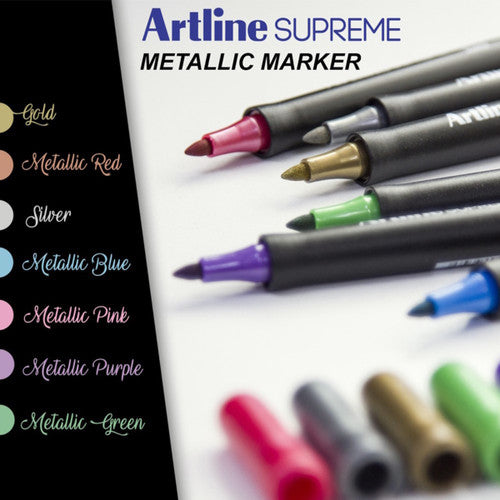 Artline Supreme Metallic Marker Blue Box of 12