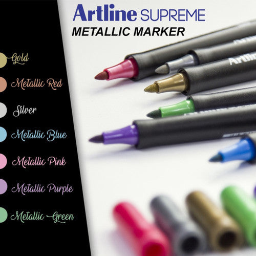 Artline Supreme Metallic Marker Pink Box of 12