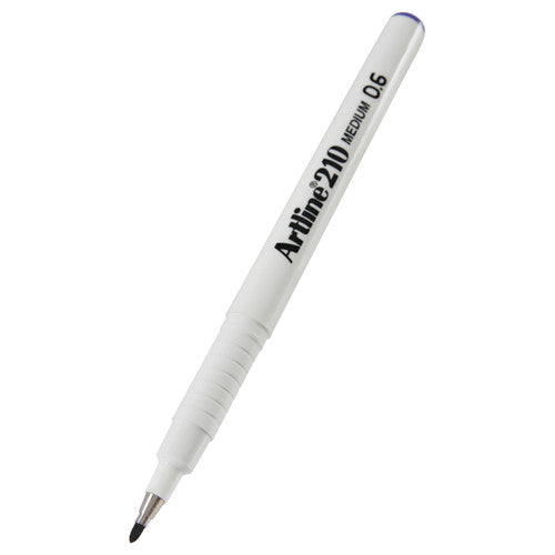 Artline 210 Fineliner Pen Medium 0.6mm Purple Box of 12