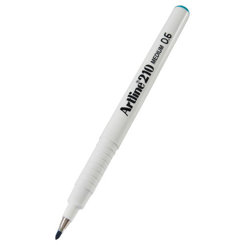 Artline 210 Fineliner Pen 0.6mm Turquoise Box of 12