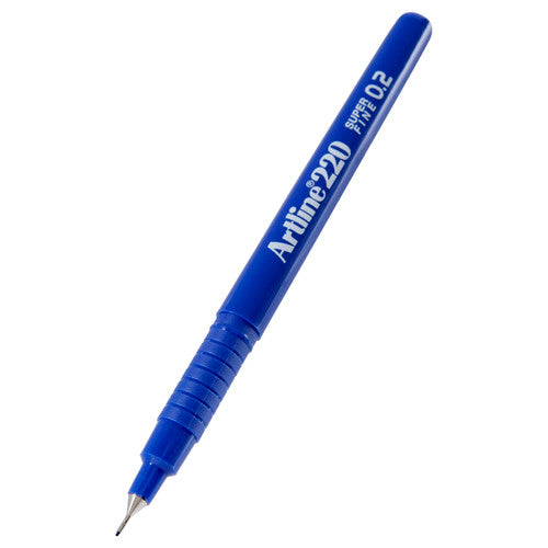 Artline 220 Fineliner Pen 0.2mm Blue Pack of 2