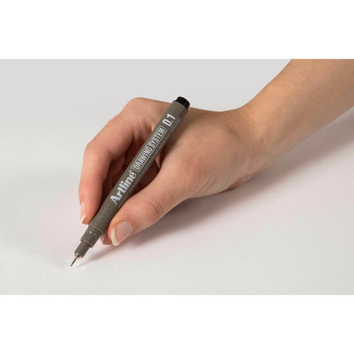 Artline 231 Drawing System Pen 0.1mm Black Box of 12