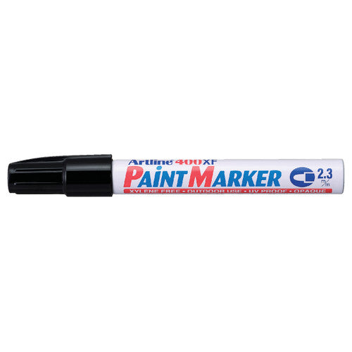 Artline 400 Paint Marker Permanent 2.3mm Bullet Black Box of 12