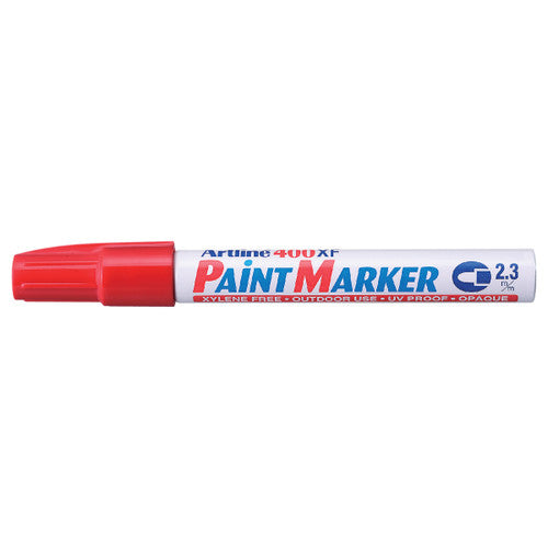 Artline 400 Paint Marker Permanent 2.3mm Bullet Red Box of 12