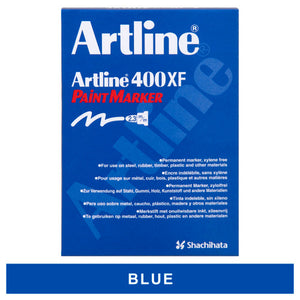 Artline 400 Paint Marker 2.3mm Bullet Blue Box of 12