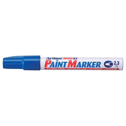 Artline 400 Paint Marker Permanent 2.3mm Bullet Blue Box of 15