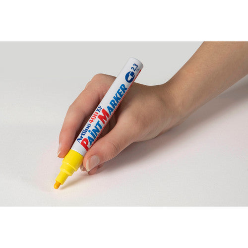 Artline 400 Paint Marker 2.3mm Bullet Yellow Box of 15