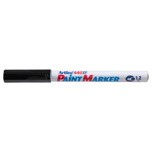 Artline 440 Paint Marker 1.2mm Bullet Black Box of 12