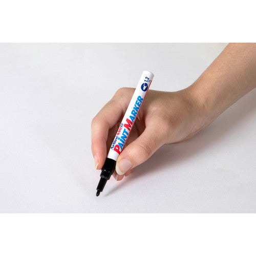 Artline 440 Paint Marker 1.2mm Bullet Black Box of 12