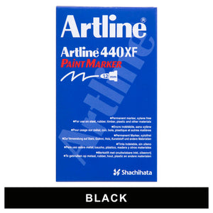 Front of the Artline 440XF Paint Marker box above a black colour band