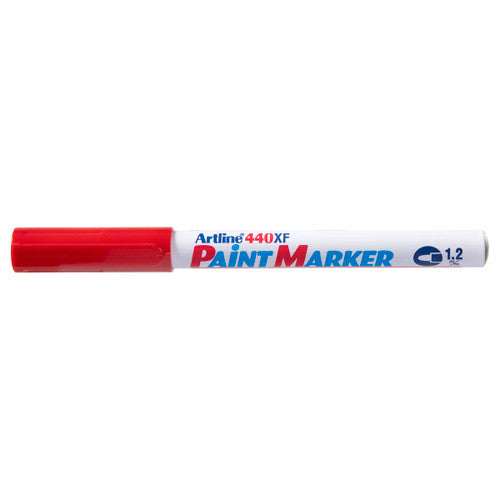Artline 440 Paint Marker 1.2mm Bullet Red Box of 12