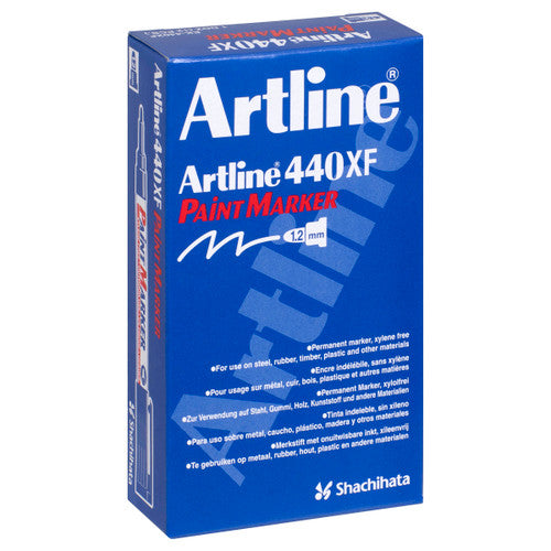 Artline 440 Paint Marker 1.2mm Bullet Blue Box of 12