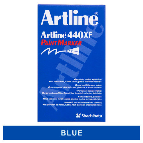 Artline 440 Paint Marker 1.2mm Bullet Blue Box of 12