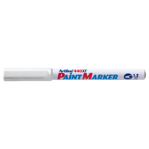 Artline 440 Paint Marker 1.2mm Bullet White Box of 12