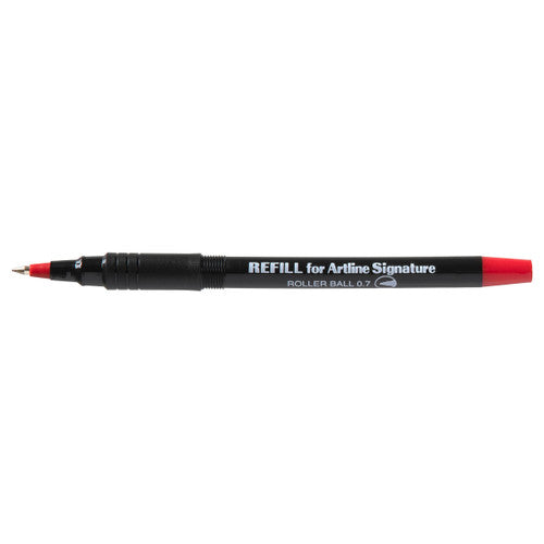 Artline Signature Rollerball Pen Refill Red Box of 12