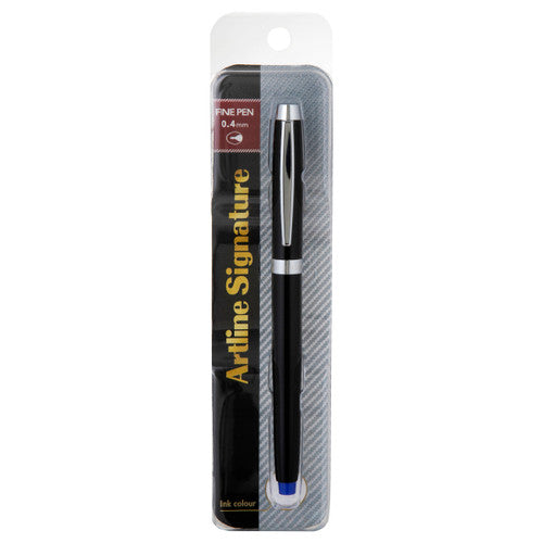 Artline Signature Onyx Fineliner Pen Blue