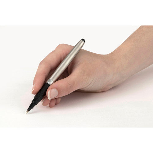 Artline Signature Silver Rollerball Pen Black