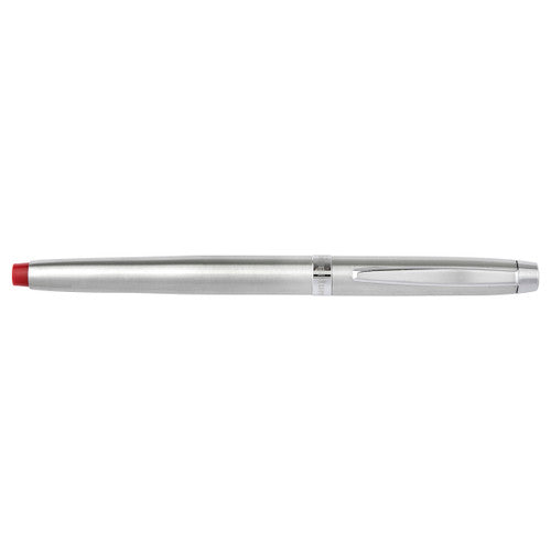 Artline Signature Silver Rollerball Pen Red