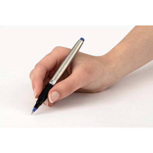 Artline Signature Silver Rollerball Pen Blue
