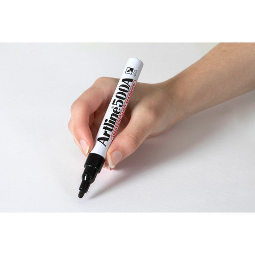 Artline 500A Whiteboard Marker 2mm Bullet Black Box of 12