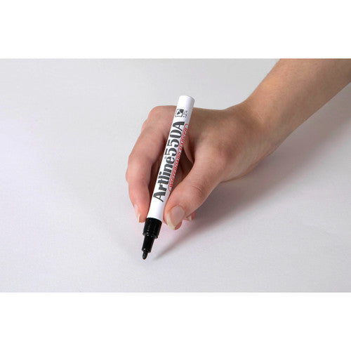 Artline 550A Whiteboard Marker 1.2mm Bullet Nib Black Box of 12