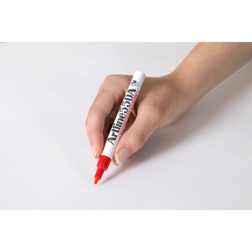 Artline 550A Whiteboard Marker 1.2mm Bullet Red Box of 12