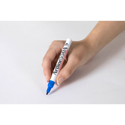 Artline 550A Whiteboard Marker 1.2mm Bullet Blue Box of 12