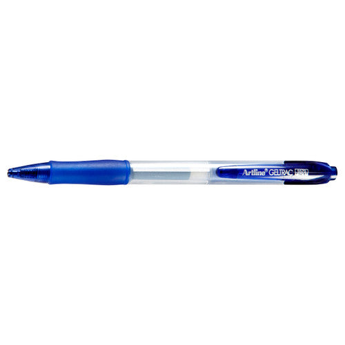 Artline 5570 Geltrac Retractable Gel Pen Medium Blue Box of 12