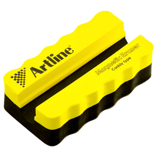 Artline 577 Whiteboard Magnetic Eraser and Marker Kit Black