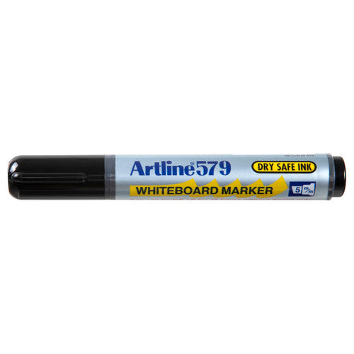 Artline 579 Whiteboard Marker 5mm Chisel Nib Black Box of 12