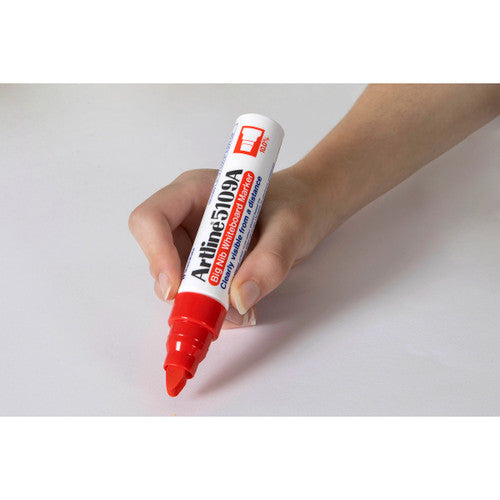 Artline 5109A Whiteboard Marker 10mm Chisel Hangsell Red Pack of 1