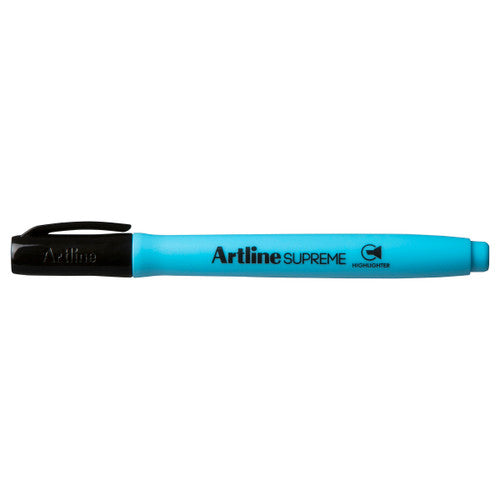 Artline Supreme Highlighter Blue Box of 12