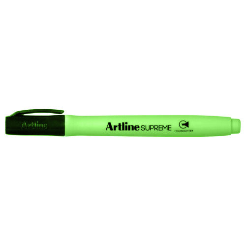 Artline Supreme Highlighter Green Box of 12