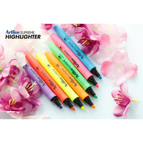Artline Supreme Highlighter Green Box of 12