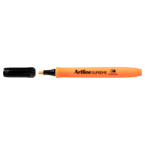 Artline Supreme Highlighter Orange Box of 12