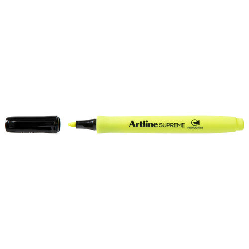 Artline Supreme Highlighter Yellow Box of 12