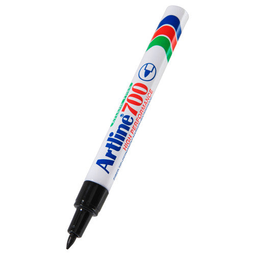 Artline 700 Permanent Marker 0.7mm Bullet Nib Black Box of 12