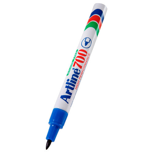 Artline 700 Permanent Marker 0.7mm Bullet Nib Blue Box of 12