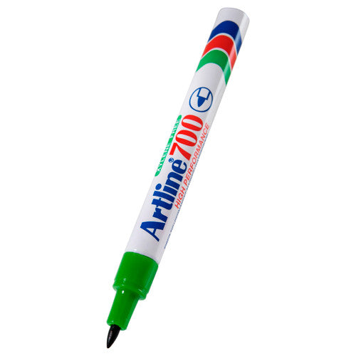 Artline 700 Permanent Marker 0.7mm Bullet Nib Green Box of 12