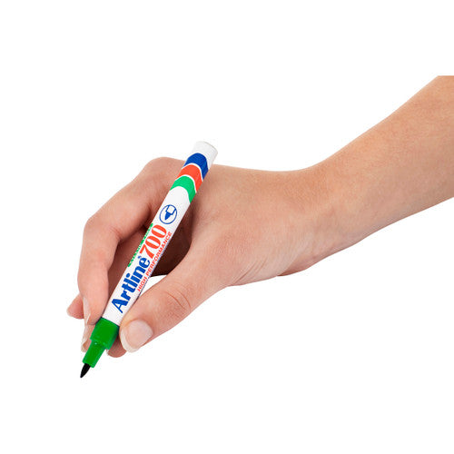 Artline 700 Permanent Marker 0.7mm Bullet Nib Green Box of 12
