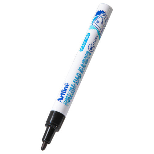 Artline 770 Freezer Bag Marker 1.0mm Bullet Black Box of 12