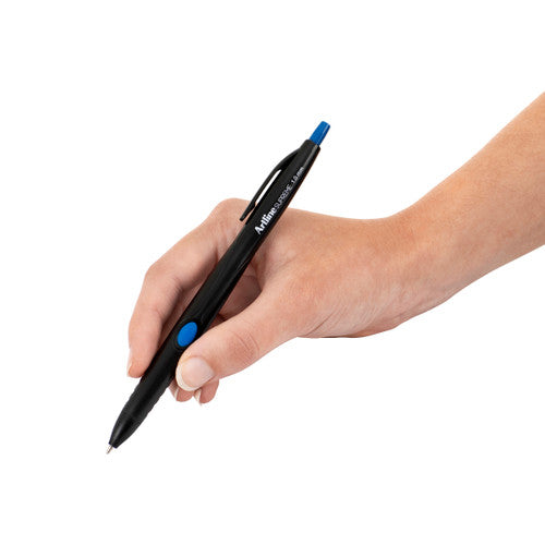 Artline Supreme Retractable Pen 1.0mm Blue Box of 12