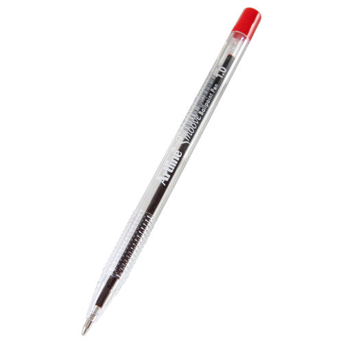 Artline 8210 Smoove Ballpoint Pen Medium Red Box of 12
