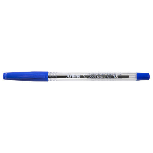 Artline 8210 Smoove Ballpoint Pen Medium Blue Box of 12