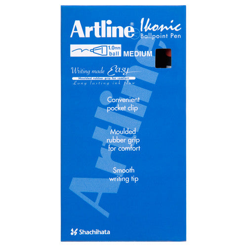 Artline 8410 Ballpoint Pen Retractable Grip Medium Red Box of 12