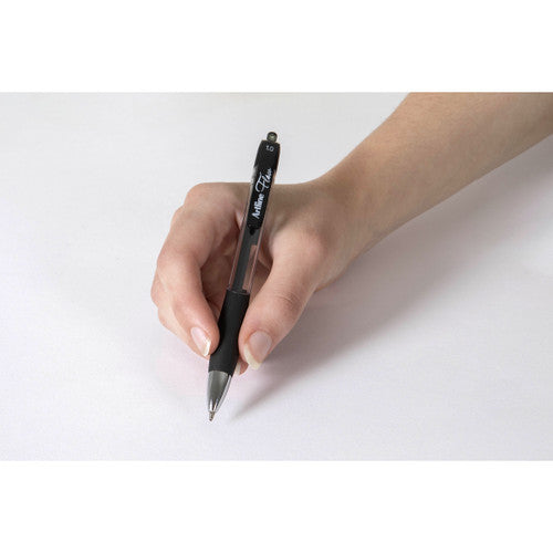 Artline Flow Retractable Pen Black Box of 12