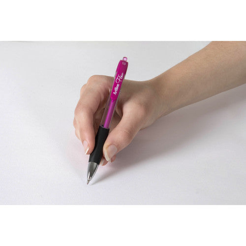 Artline Flow Retractable Pen Pink Box of 12